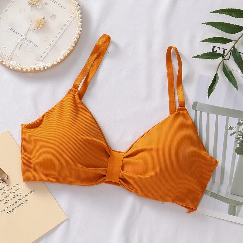 Sexy Women Bra Lingerie Push Up Bra Cotton Elastic Bra Women Fashion Ins Bra Sports Watch Underwear