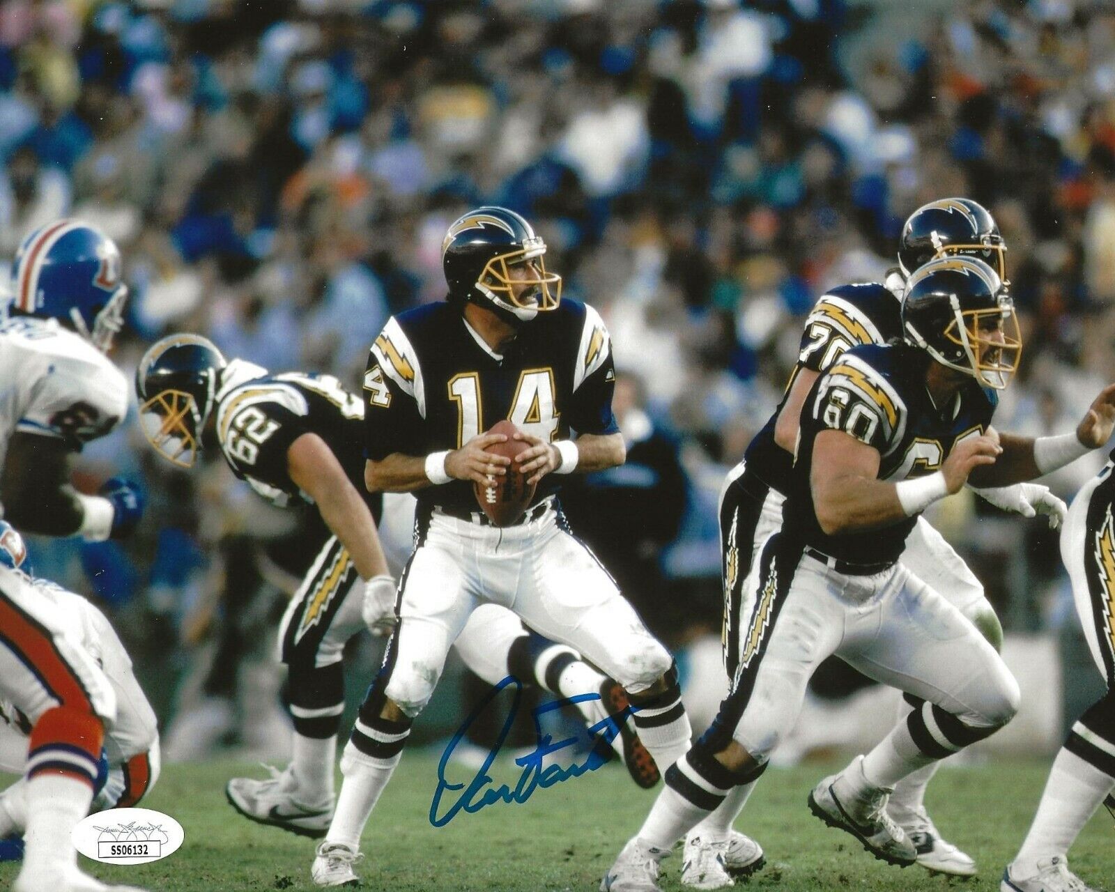 Dan Fouts signed San Diego Chargers 8x10 Photo Poster painting autographed HOF 3 JSA