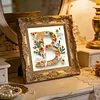 Letter Special Shaped 5D DIY Partial Drill Diamond Painting Kits for Adults Beginners Home Decor Diamond Dots Paintings Diamonds Paintings Gem Art 11.81 X11.81inch