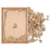 100 pcs Cat and Dog Shaped Wooden Jigsaw Puzzles
