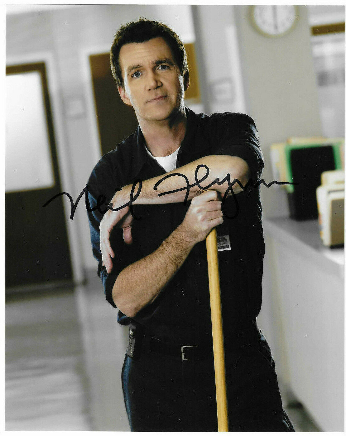 Neil Flynn Authentic Signed 8x10 Photo Poster painting Autographed, Scrubs, Janitor