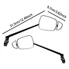 for 15-22mm Handlebars ABS Rearview Mirror EBike & Commuter for Road Safety