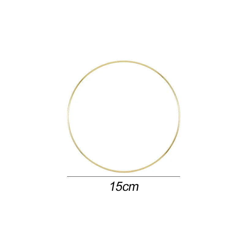 Ramadan Mubarak Decoration Metal Ring Hoop Hanging Artificial Flower Wreath DIY Muslim Islam Holiday Party Eid Mubarak Banner