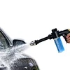 High Pressure Pump Car Wash Sprayer with Dispenser Bottle Adjustable Nozzle Car Soap Sprayer for Aut