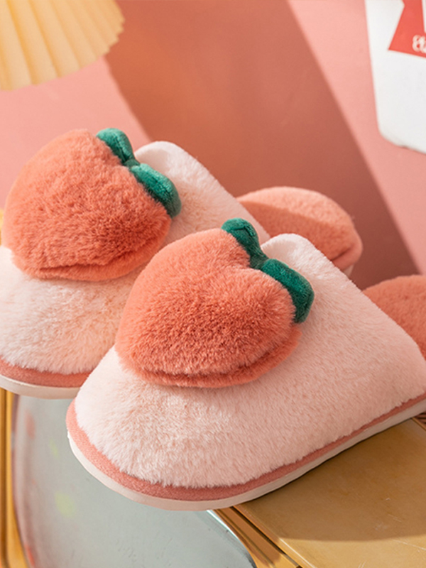 Simple Love Casual Plush Slippers