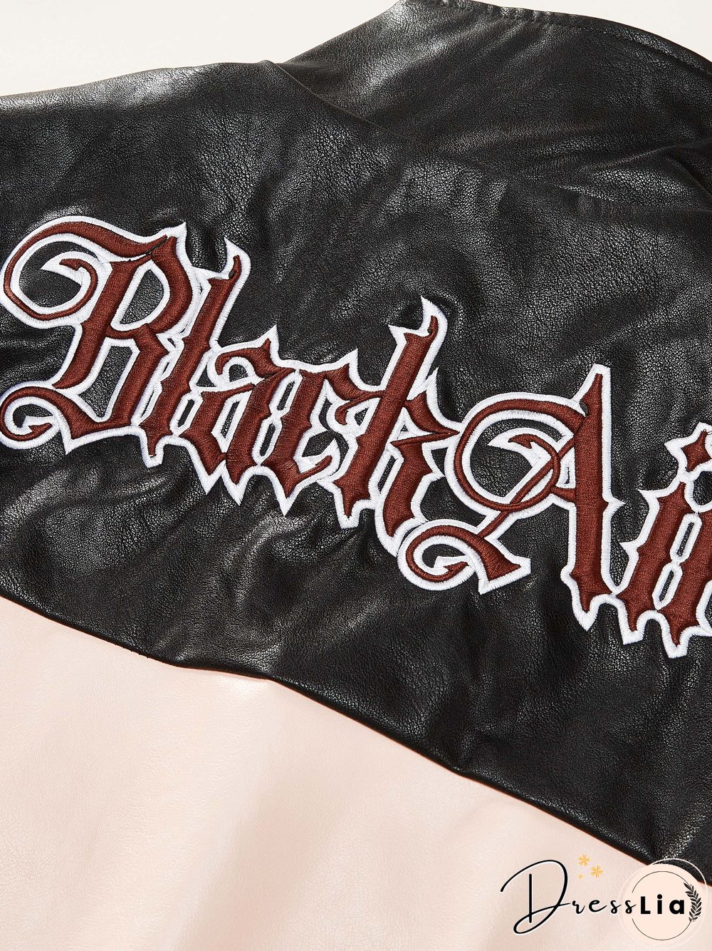 Vintage Patchwork Pu Leather Jacket
