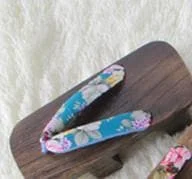 4 colours Japanese Kimono Clogs Shoes SP153601