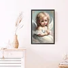 (40*60cm)Angel Girl - Round AB Drill Diamond Painting
