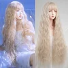 Extra long wig long curly hair female long hair lolita Lolita (48 inches)