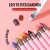 DIY Diamant Malerei Stift Acryl Twister Punkt Bohrstift (weiße Stab weiße Spitze)