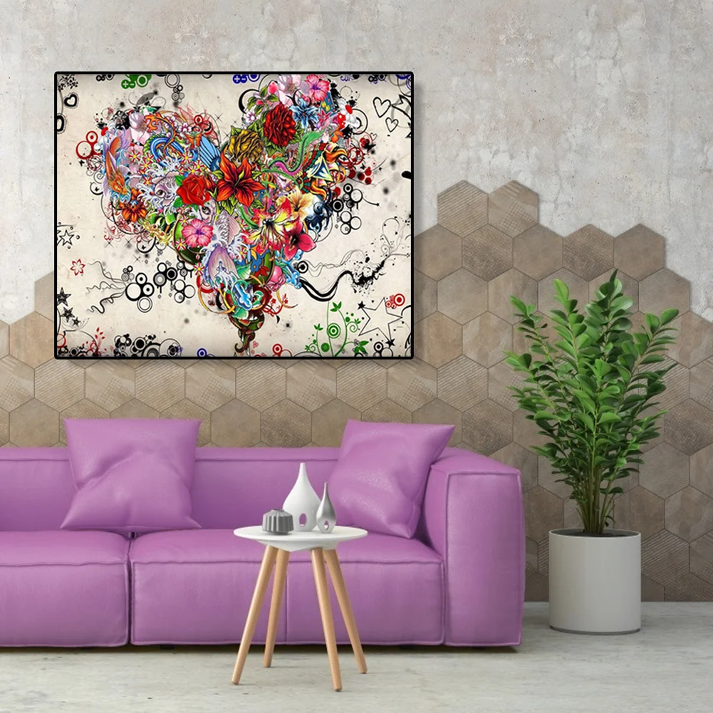 Love Heart - Paint By Number(40*50cm)