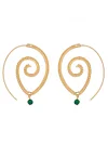 Vintage Retro Alloy Hollow Earrings Accessories