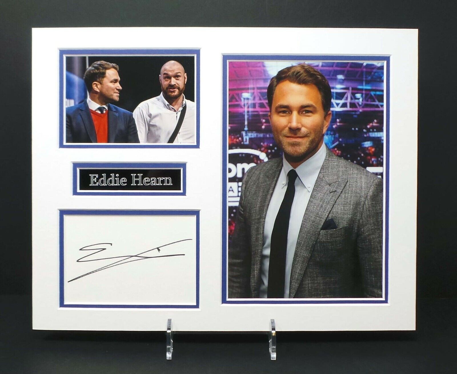 Eddie HEARN Sports Boxing Promoter Signed & Mounted Photo Poster painting Display AFTAL RD COA