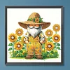 (Multistyle) Gobelin Tournesol-Peinture Diamant En Forme Spéciale-30 * 30CM