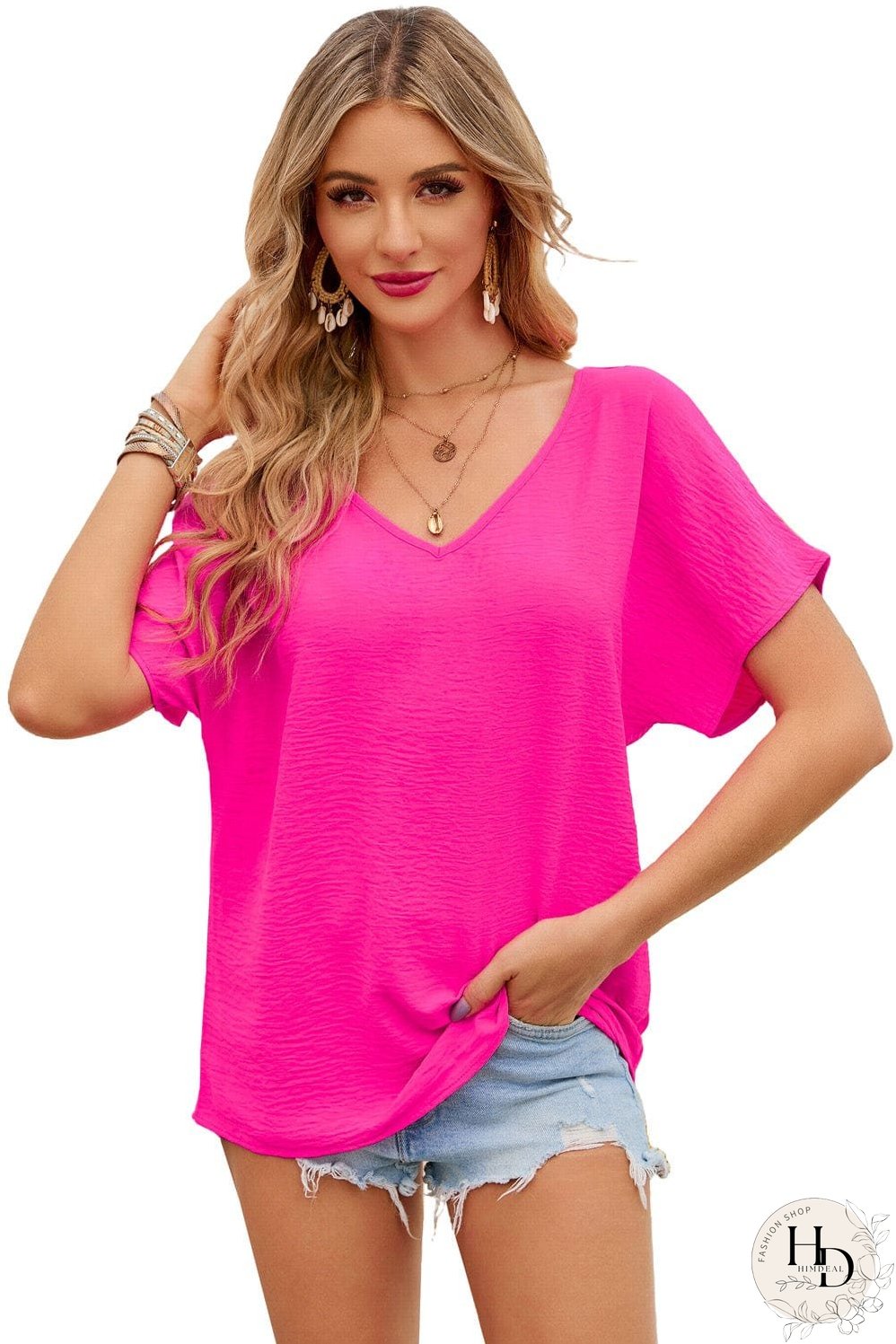 Versatile Pink Top