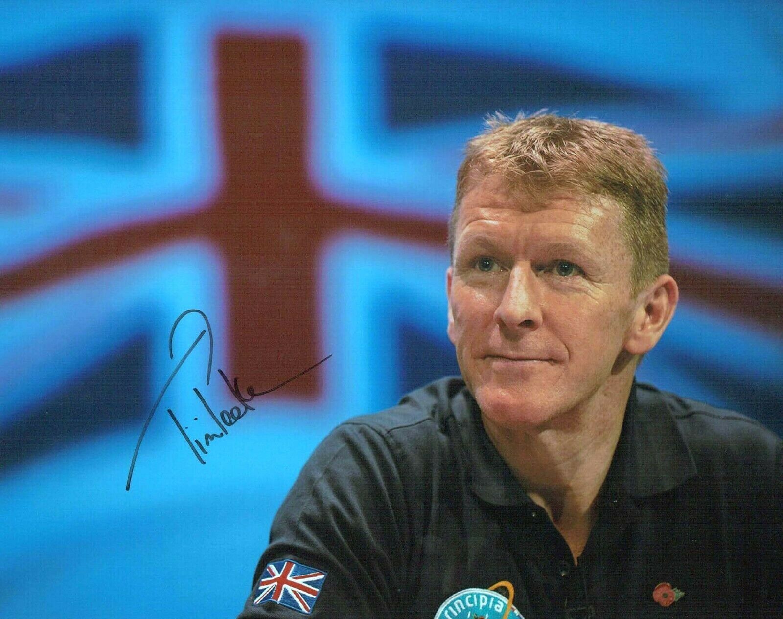 Tim PEAKE British Space Astronaut ESA RARE Signed 14x11 Photo Poster painting 1 AFTAL COA RD