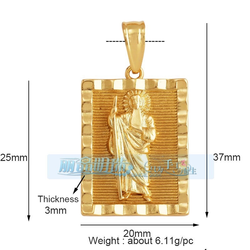 1 Piece 17*24mm 20 * 23mm Copper Human Pendant Jewelry Accessories