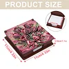 Wooden DIY Tulip Bouquet Diamond Painting Kit Note Box with 160 Papers Gifts