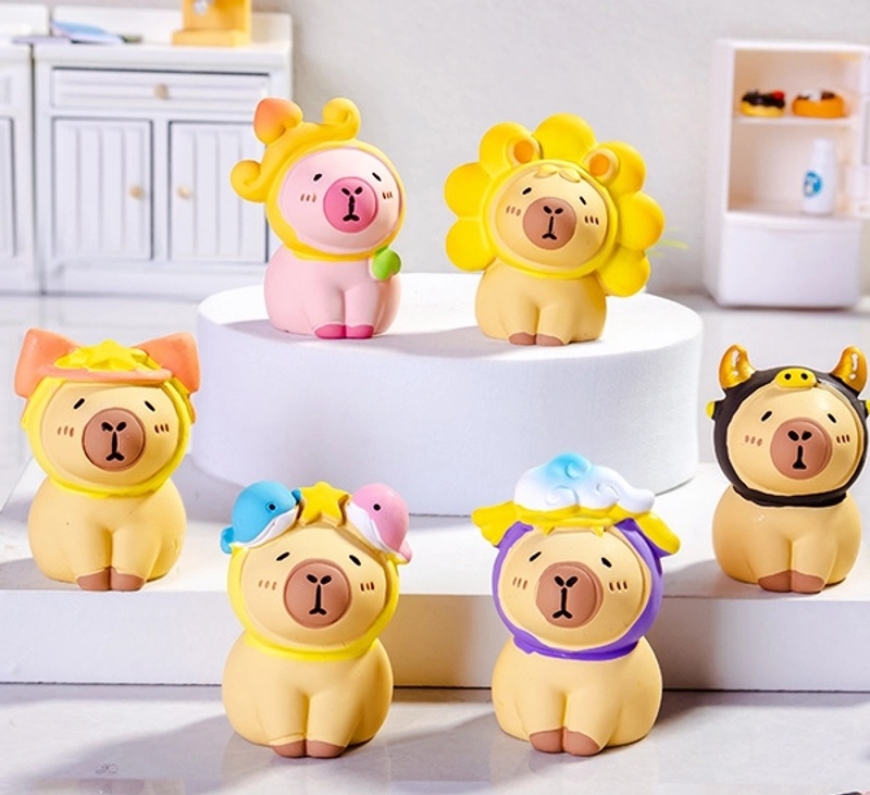Animal Simulation Model Animal Capybara Resin Toys