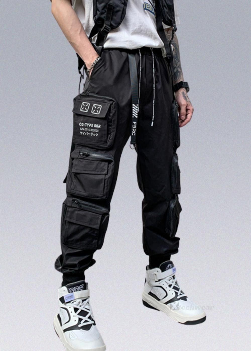 3D Pockets Darkwear Pants - Darkwear Pants - X