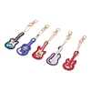 >SALE<5pcs DIY Violin Full Drill Special Shaped Diamond Painting Keychains Gifts