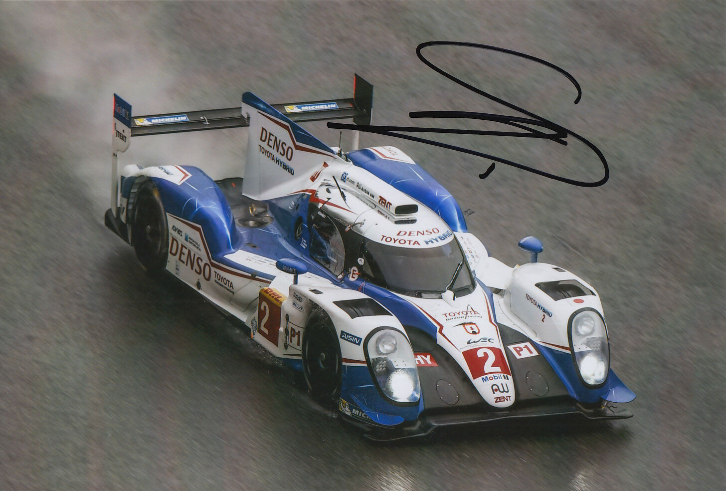 Stephane Sarrazin Toyota Hand Signed 7x5 Photo Poster painting 2015 Le Mans 3.