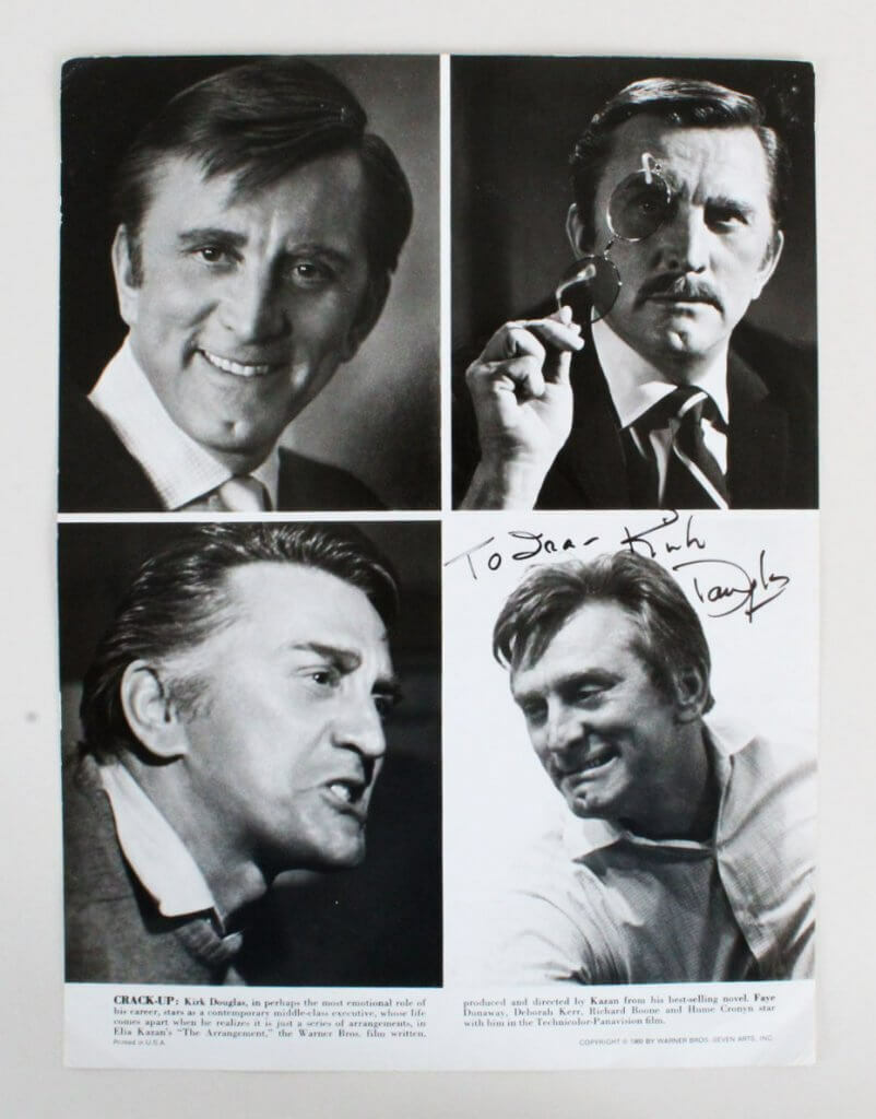 Kirk Douglas Signed Photo Poster painting 11x14 The Arrangement