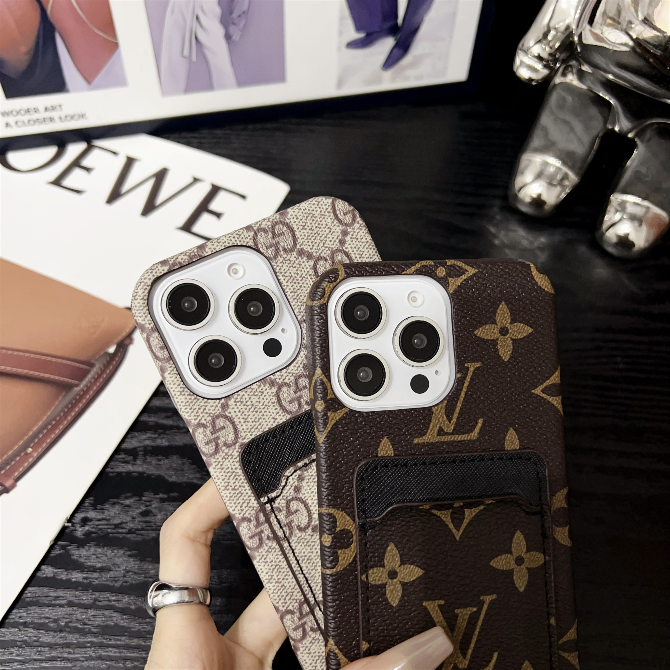 LV Card Holder iPhone Case Gucci Samsung Galaxy Cover