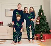 Family Letter Animal Christmas Parent-child Home Pajamas
