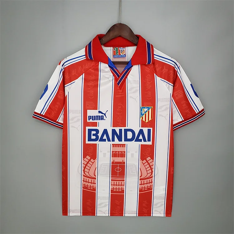 Atletico Madrid Retro Home Trikot 1996-1997