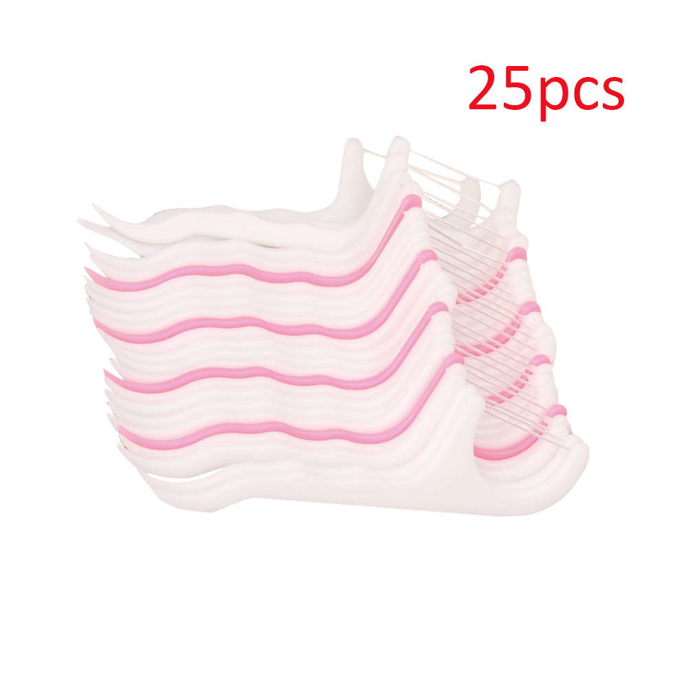 

25pcs/Lot Disposable Dental Flosser Interdental Teeth Sticks Toothpicks, 501 Original
