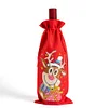 5D DIY Special Shaped Drill Diamond Painting Christmas Deer Wine Bottle Bags Covers Kits