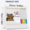 Festival DIY 12-Month Diamond Art Desk Calendar Creative Design