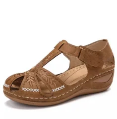 Qengg New Women's Sandals Premium Orthopedic Bunion Corrector Flats Casual Soft Sole Beach Wedge Vulcanized Shoes Zapatillas De Mujer