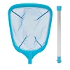 Pool Cleaning Nets Pole Leaf Skimmer Net With Short Pole Swimming Pool Cleaning Net Lightweight Deep-Water Pools Leaf Nets for Fine Debris in Inground/Above Ground