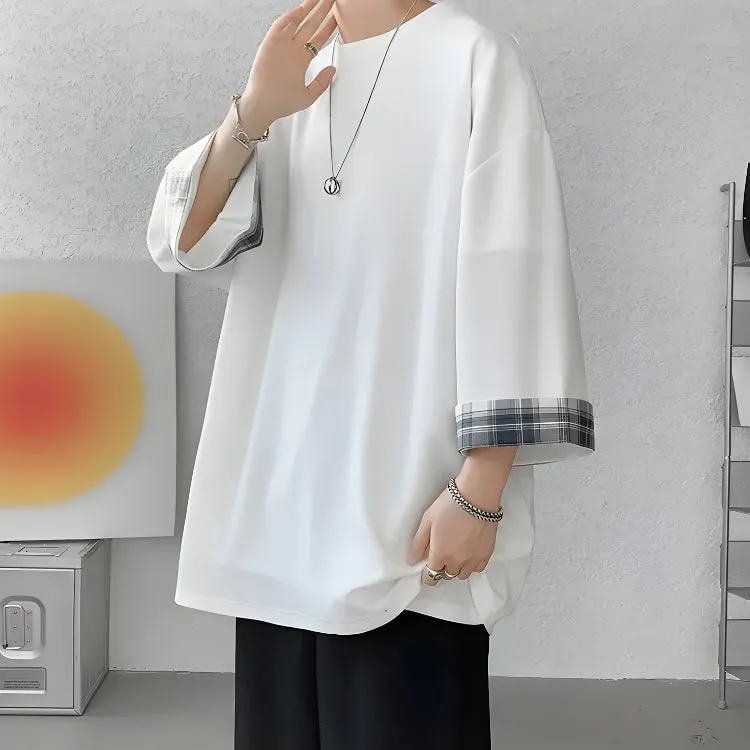 Brownm Boy Oversize Detailed Tee