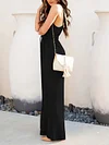 Empire Sleeveless Wide Leg Jumpsuits