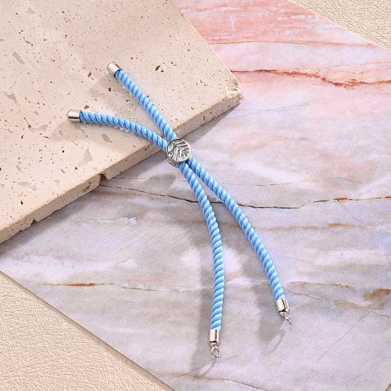 1 Strand/Package Cotton Rope Copper White Gold Plated Cord String Polished Jewelry Accessories Rope