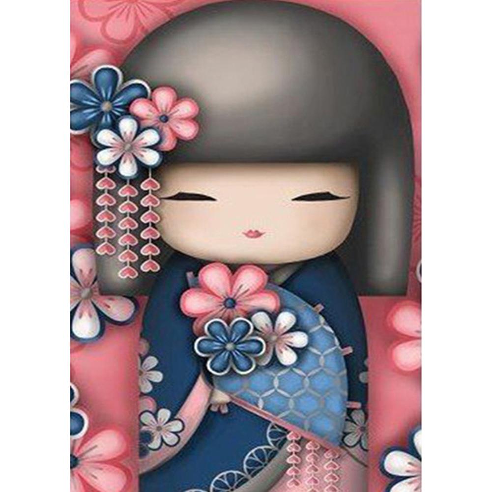 

Kokeshi Doll - Round Drill Diamond Painting - 30*40CM, 501 Original