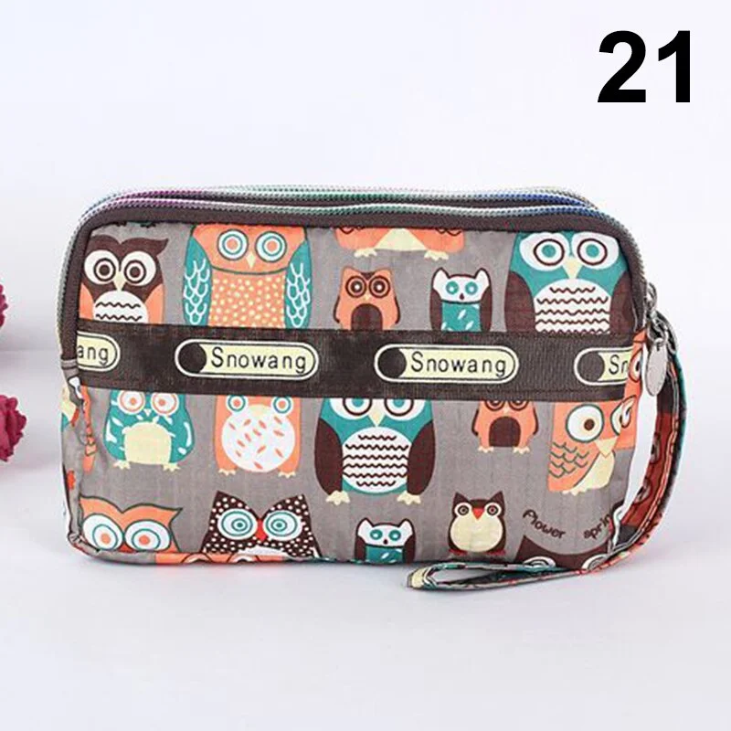 Women Handbag Vintage Flower Printed Waterproof Nylon Shoulder Messenger Bag Large Capacity Tote Bag Casual Picnic Travel Bags