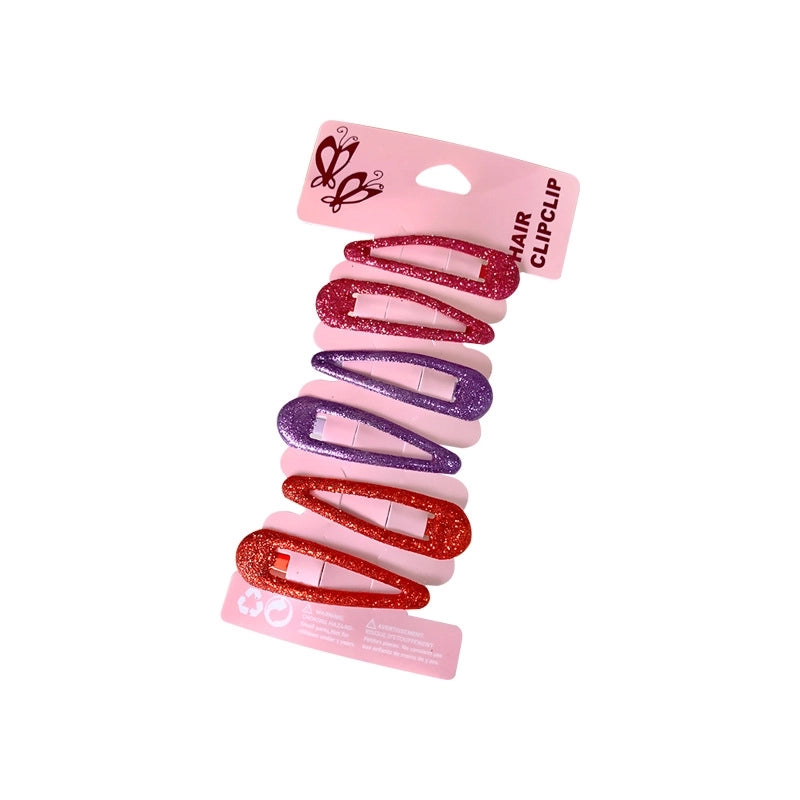 Minimalist Classic Style Kid’S Solid Color Arylic Sequins Hair Clip