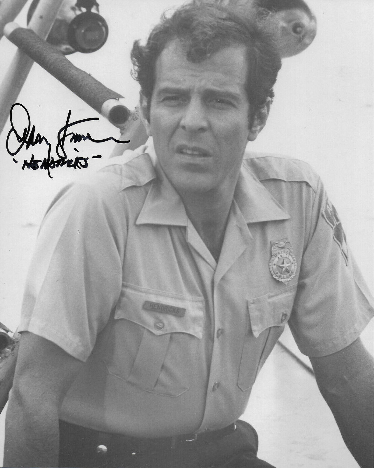 Jeffrey Kramer Jaws Original Autographed 8X10 Photo Poster painting