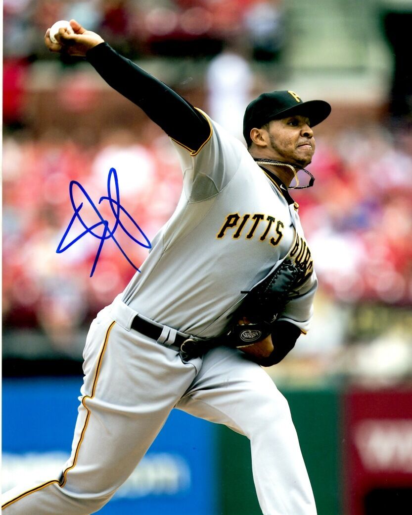 Signed 8x10 STOLMY PIMENTEL Pittsburgh Pirates Autographed Photo Poster painting - COA