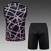 2025/2026 Psg Paris Pre-Match Training Black Starry Sky Vest+Shorts Football1:1 Thai Quality