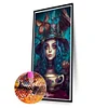 Diamond Painting -DIY Round Drill Blue Hair Girl(40x70cm)