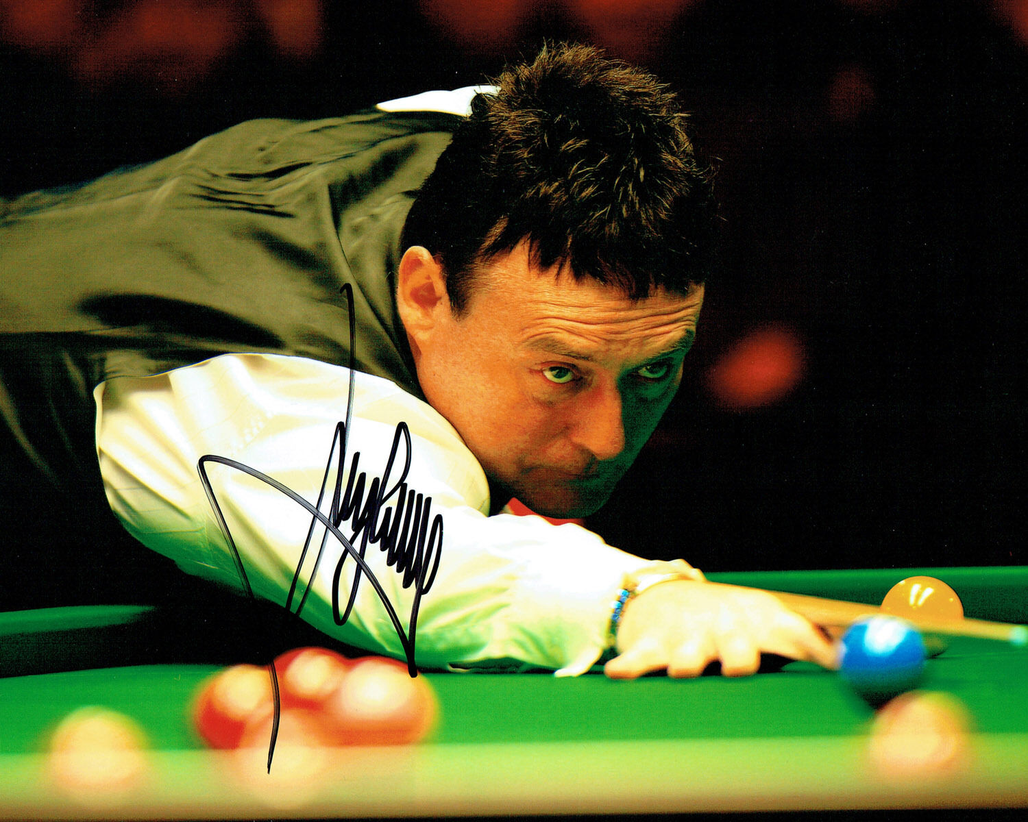 Jimmy WHITE SIGNED 10x8 Photo Poster painting Autograph COA AFTAL SNOOKER Legend