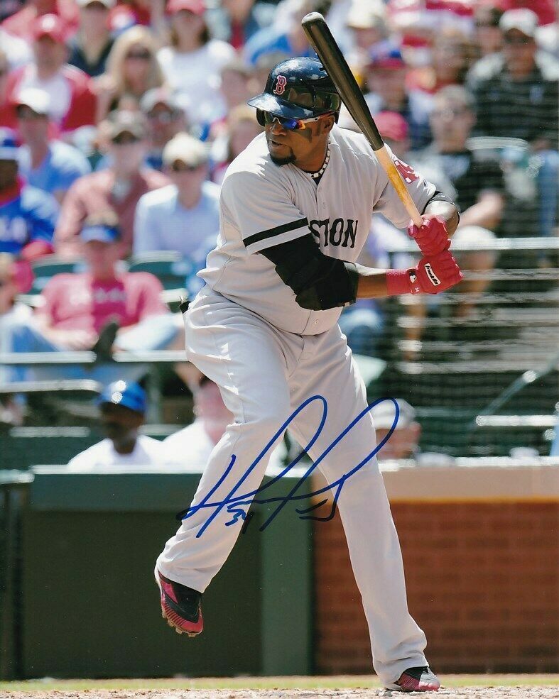 David Ortiz Autographed Signed 8x10 Photo Poster painting ( HOF Red Sox ) REPRINT