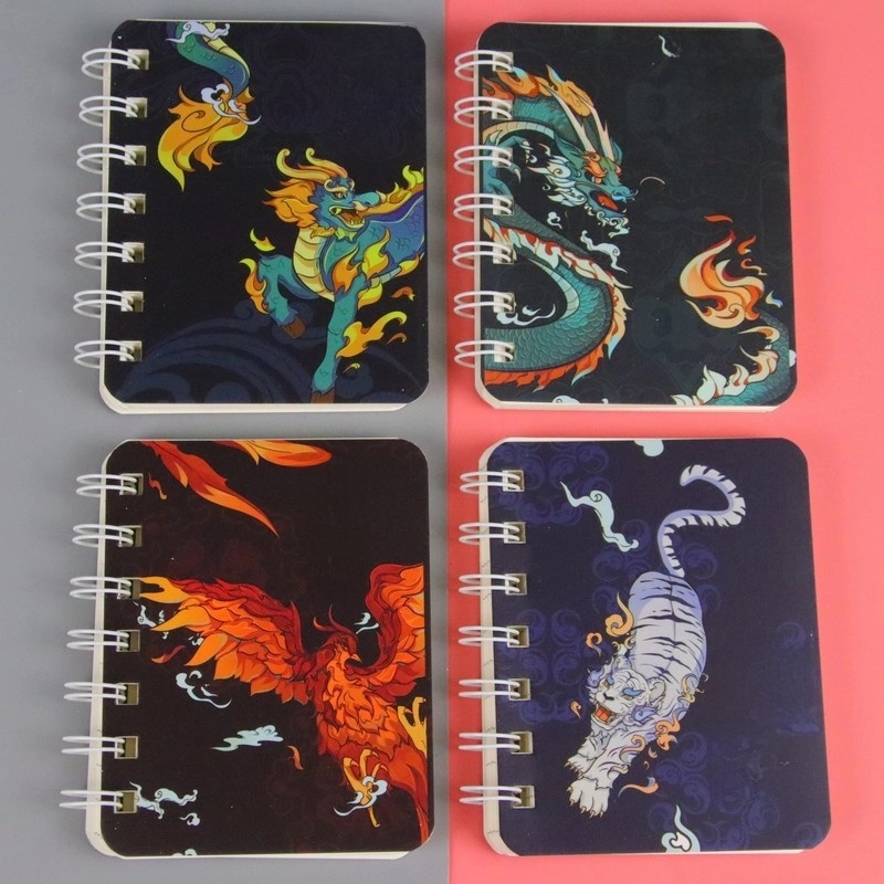 A7 Flip Coil Notebook Student Small Pocket Mini Portable Office Notepad Random 1 Piece