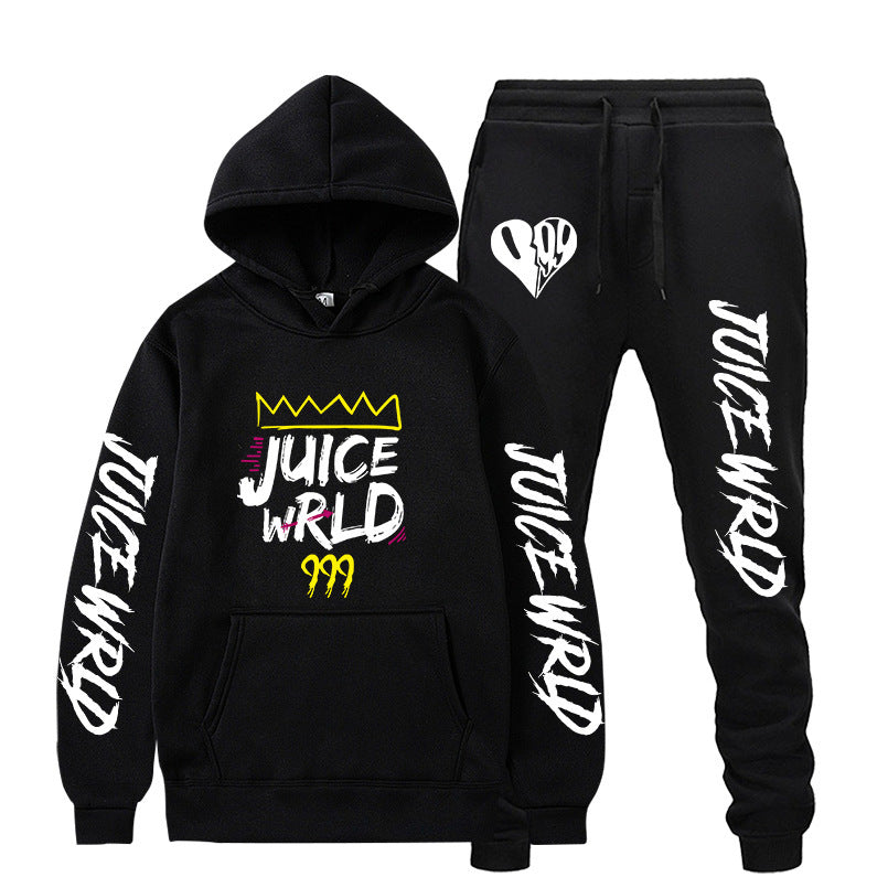 Sweater loose men's and women's hooded sweater winter suit