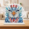 (US Only)US Flag Eagle DIY Diamond Painting Napkin Holder Kit Gift for Friend Family